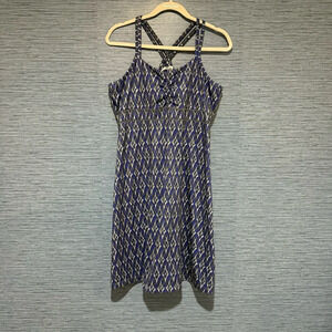 Marmot Dress Strappy Turquoise Blue Shelf Bra XL